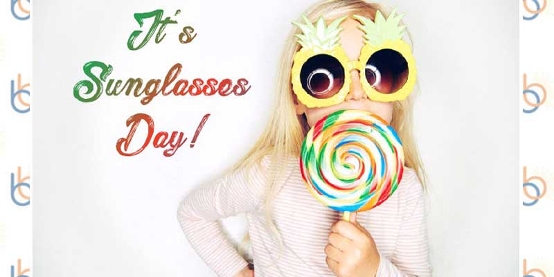 girl with lollipop sunglasses day